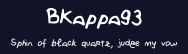 BKappa93 by BKappa93 — Script Handwritten Font — thumbnail 2