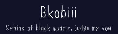 Bkobiii by Daisy Mason — Script Handwritten Font — thumbnail 2