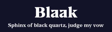Blaak by Måns Grebäck — Serif Font — thumbnail 2