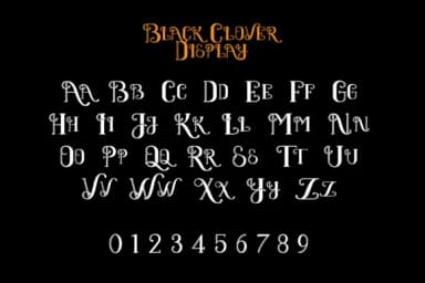 Black Clover Duo Font by Beautypes — Script Handwritten Font — thumbnail 3