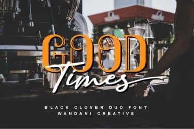 Black Clover Duo Font by Beautypes — Script Handwritten Font — thumbnail 9