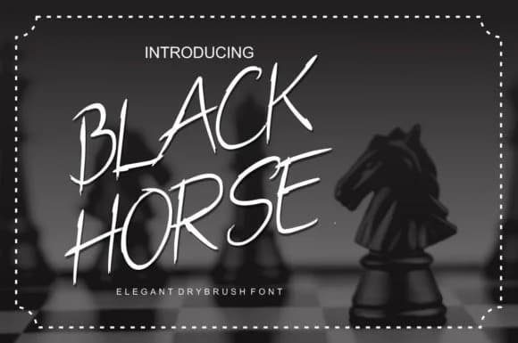 Black Horse Font by fachranheit — Script Handwritten Font
