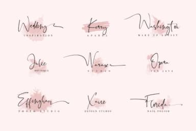 Black Pink Family Font by thomasaradea — Script Handwritten Font — thumbnail 3