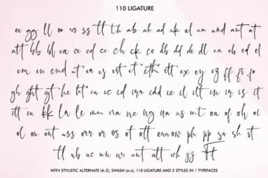 Black Pink Family Font by thomasaradea — Script Handwritten Font — thumbnail 8