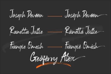 Black Vosten Font by pandanwangi — Script Handwritten Font — thumbnail 2