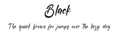 Black by PiPi Creative STUDIO — Script Handwritten Font — thumbnail 1