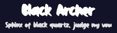 Black Archer by DumadiStyle — Script Handwritten Font — thumbnail 2