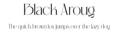 Black Aroug by Nirmana Visual — Serif Font — thumbnail 1
