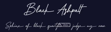 Black Ashpalt by Kong Font — Script Handwritten Font — thumbnail 2