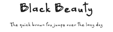 Black Beauty by FontPanda — Script Handwritten Font — thumbnail 1