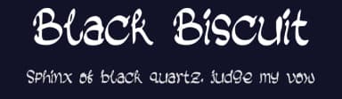 Black Biscuit by Ohab Tbj — Script Handwritten Font — thumbnail 2