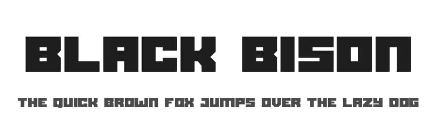 Black Bison by Linecreative — Sans Serif Font