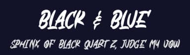 Black & Blue by Omotu Studio — Script Handwritten Font — thumbnail 2