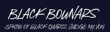 Black Bounars by Damarletter — Script Handwritten Font — thumbnail 2