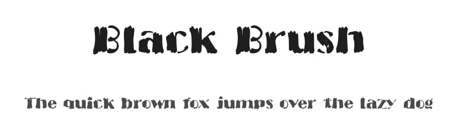 Black Brush by Martin Steiner — Script Handwritten Font