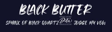 Black Butter by Ditatype — Script Handwritten Font — thumbnail 2