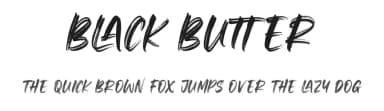 Black Butter by Ditatype — Script Handwritten Font — thumbnail 1