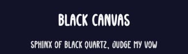 Black Canvas by Scratchones — Script Handwritten Font — thumbnail 2