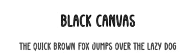 Black Canvas by Scratchones — Script Handwritten Font — thumbnail 1