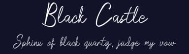Black Castle by DawnCreative.id — Script Handwritten Font — thumbnail 2