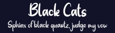 Black Cats by Graphix Line Studio — Script Handwritten Font — thumbnail 2