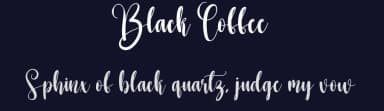 Black Coffee by Scratchones — Script Handwritten Font — thumbnail 2
