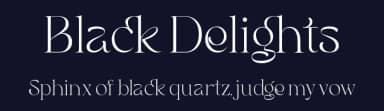 Black Delights by Moka Type Studio — Serif Font — thumbnail 2