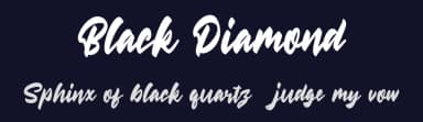 Black Diamond by Creatype Studio — Script Handwritten Font — thumbnail 2