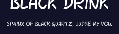 Black Drink by Doni Dorra — Script Handwritten Font — thumbnail 2