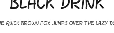 Black Drink by Doni Dorra — Script Handwritten Font — thumbnail 1