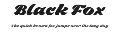 Black Fox by Måns Grebäck — Script Handwritten Font — thumbnail 1