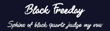 Black Freeday by Figuree Studio — Script Handwritten Font — thumbnail 2