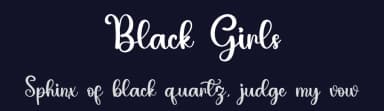 Black Girls by PiPi Creative STUDIO — Script Handwritten Font — thumbnail 2