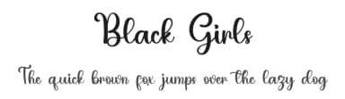 Black Girls by PiPi Creative STUDIO — Script Handwritten Font — thumbnail 1