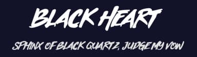 Black Heart by Lettersiro Studio — Script Handwritten Font — thumbnail 2