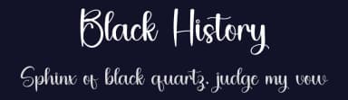 Black History by FreshtypeINK — Script Handwritten Font — thumbnail 2