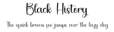 Black History by FreshtypeINK — Script Handwritten Font — thumbnail 1