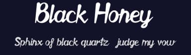 Black Honey by Mohamed Salman Parsy — Script Handwritten Font — thumbnail 2