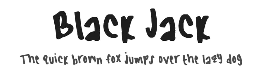 Black Jack by FontPanda — Script Handwritten Font