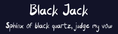 Black Jack by Primitype — Script Handwritten Font — thumbnail 2