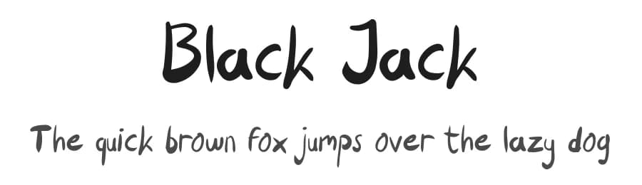 Black Jack by Primitype — Script Handwritten Font — preview 1