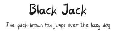 Black Jack by Primitype — Script Handwritten Font — thumbnail 1