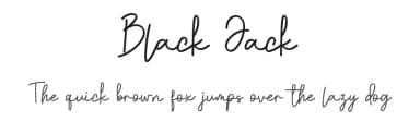 Black Jack by Erik Studio — Script Handwritten Font — thumbnail 1