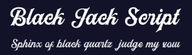 Black Jack Script by Blankids — Script Handwritten Font — thumbnail 2