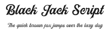 Black Jack Script by Blankids — Script Handwritten Font — thumbnail 1