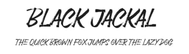 Black Jackal by HastaType — Script Handwritten Font — thumbnail 1