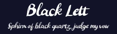 Black Lett by Gigih Wiryana — Script Handwritten Font — thumbnail 2