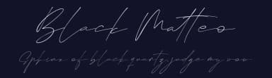 Black Matteo by Integritype Studio — Script Handwritten Font — thumbnail 2