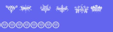 Black Metal G by Gersan Borge A — Dingbats Font — thumbnail 3