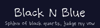 Black N Blue by Steven Joss — Script Handwritten Font — thumbnail 2